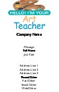 Art Introduction Full Colour Magnetic Business Cards