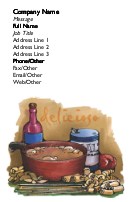 Simmering Sauce Full Colour Business Cards