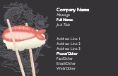Fresh Sushi Full Colour Business Cards