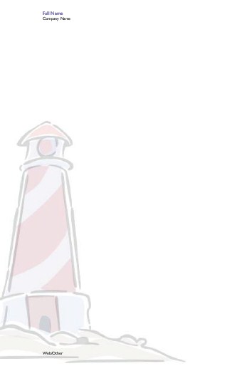 Lighthouse and Yacht