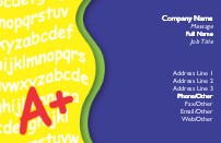 A Plus Recycled Business Cards