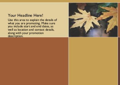 Awesome Autumn Full Colour Standard Sized Postcards