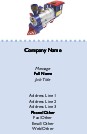 Toy Train Full Colour Business Cards