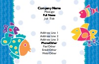 A Little Fishy Full Colour Business Cards