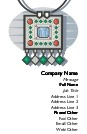 Bejewelled Recycled Business Cards