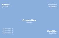 Cornflower Full Colour Magnetic Business Cards