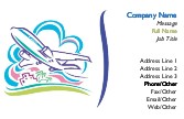 Tropical Takeoff Full Colour Business Cards