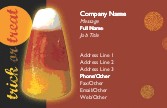 Candy Corn Treat Recycled Business Cards