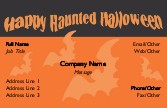 Halloween Bats Recycled Business Cards