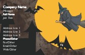 Witch in Flight Recycled Business Cards
