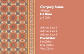 Arts and Crafts Tile Full Colour Magnetic Business Cards