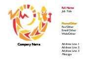 Colourful Lizard Full Colour Business Cards