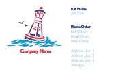 Buoy in the Ocean Full Colour Business Cards
