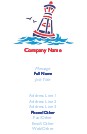 Buoy in the Ocean Full Colour Business Cards
