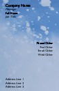 Falling Snow Full Colour Business Cards