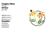 Black Eyed Blossoms Full Colour Business Cards