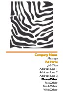 Zebra Print