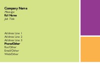 Burst of Spring Full Colour Business Cards
