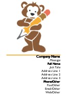 Writing Bear
