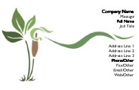 Cattail Bog Full Colour Business Cards