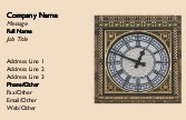 Face Of Big Ben Full Colour Business Cards