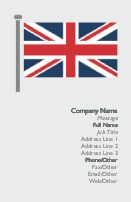 Union Jack Full Colour Magnetic Business Cards