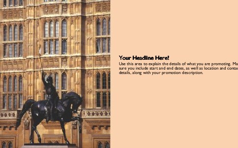 Parliament Full Colour Oversized Postcards