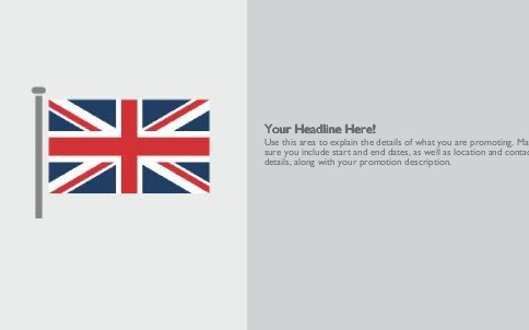 Union Jack Full Colour Oversized Postcards