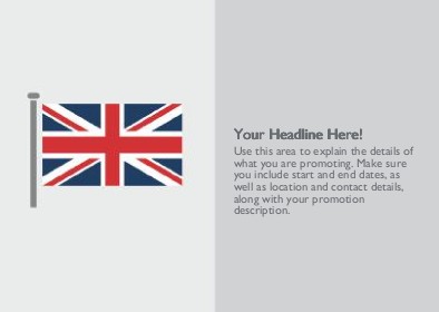 Union Jack Full Colour Standard Sized Postcards