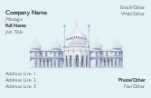 The Royal Pavilion Full Colour Business Cards
