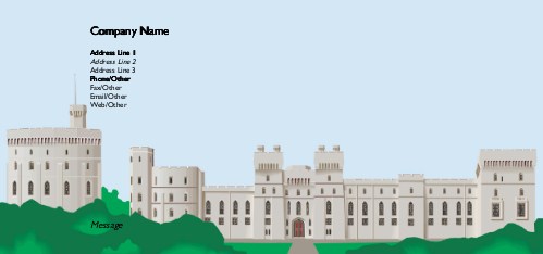 Windsor Castle Full Colour Compliment Slips
