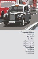London Cab Full Colour Business Cards