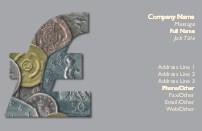Pounds and Coins Full Colour Business Cards