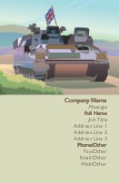 Armoured Personnel Carrier Full Colour Magnetic Business Cards