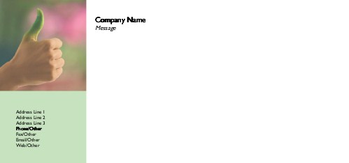 Green Thumb Full Colour Compliment Slips