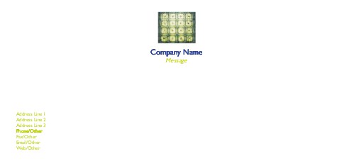 Digits Full Colour Compliment Slips