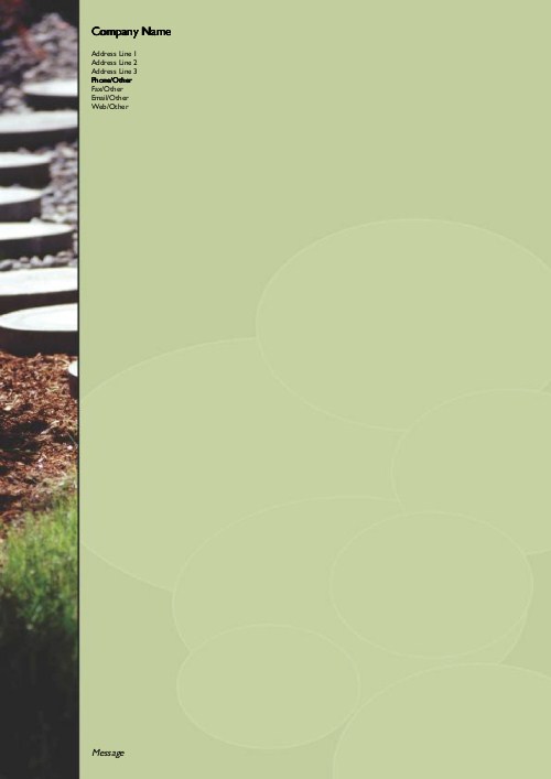 Garden Path A4 Recycled Letterhead