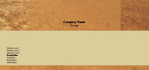 Wheat Field Full Colour Compliment Slips