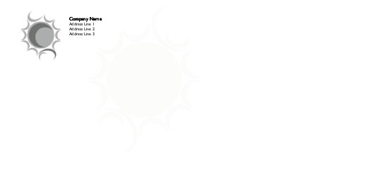Abstract Sun DL Envelopes