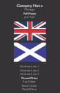 United with Scotland Full Colour Magnetic Business Cards