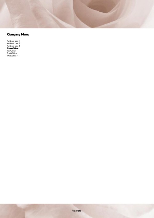 White Rose A4 Recycled Letterhead