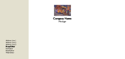 Mighty Movers Full Colour Compliment Slips