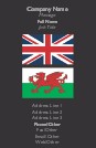 United with Wales Full Colour Business Cards