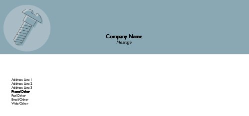 Screw in a Circle Full Colour Compliment Slips