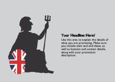 Rule Britannia Full Colour Standard Sized Postcards