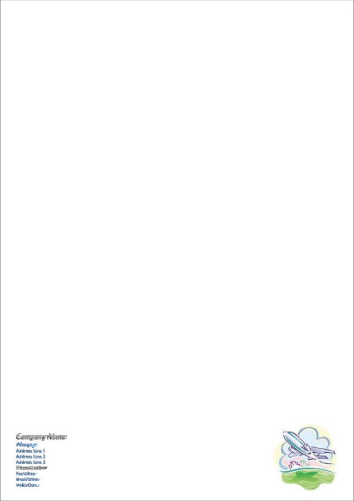 Takeoff A4 Letterhead
