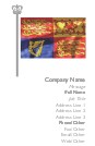 The Royal Standard Full Colour Magnetic Business Cards