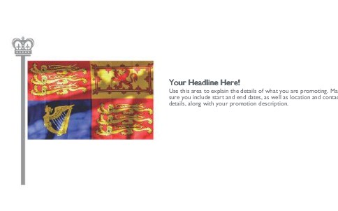 The Royal Standard Full Colour Oversized Postcards