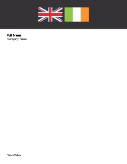 United with Ireland Compact Note Pads