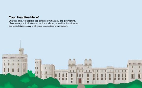 Windsor Castle Full Colour Oversized Postcards
